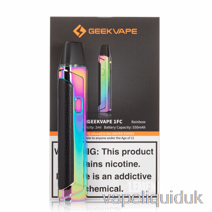 Geek Vape Aegis ONE & 1FC Pod System [1FC] Rainbow Vape Liquid